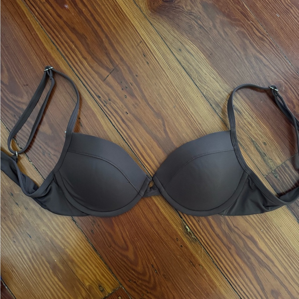 Chic Brown Bikini Top